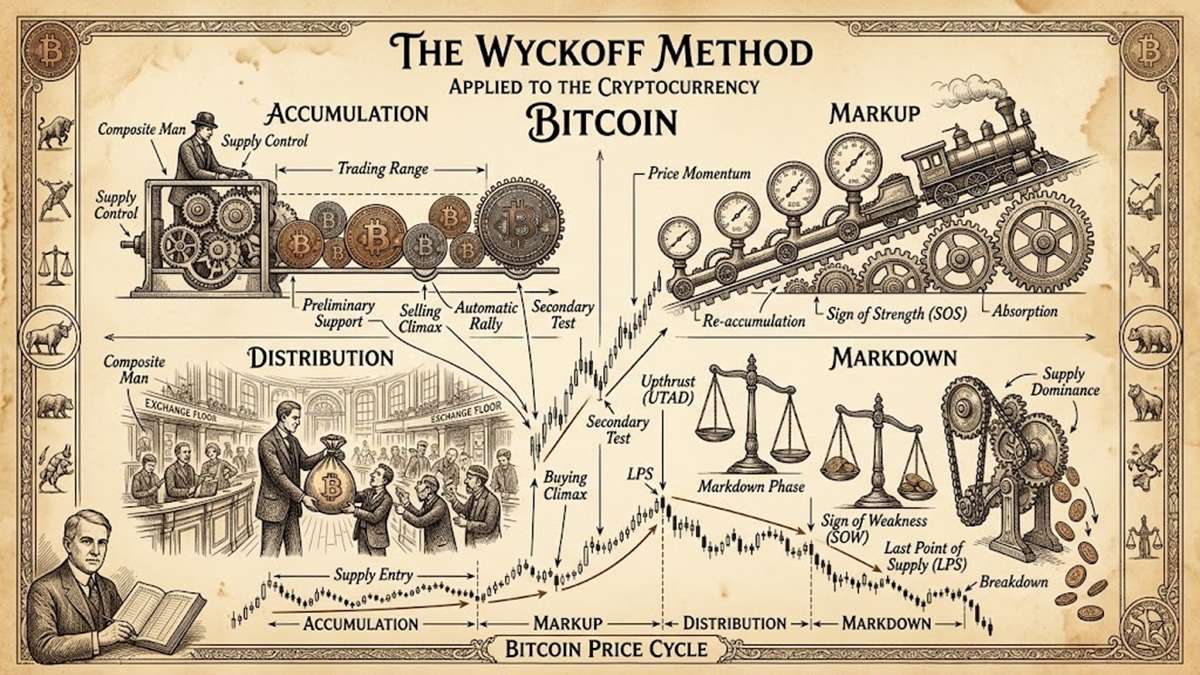 Why Traders Still Use Wyckoff Distribution to Decode Bitcoin Price Action