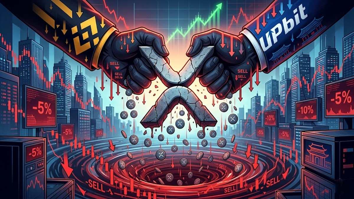 XRP Faces Mounting Pressure as Binance and Upbit Traders Increase Selling