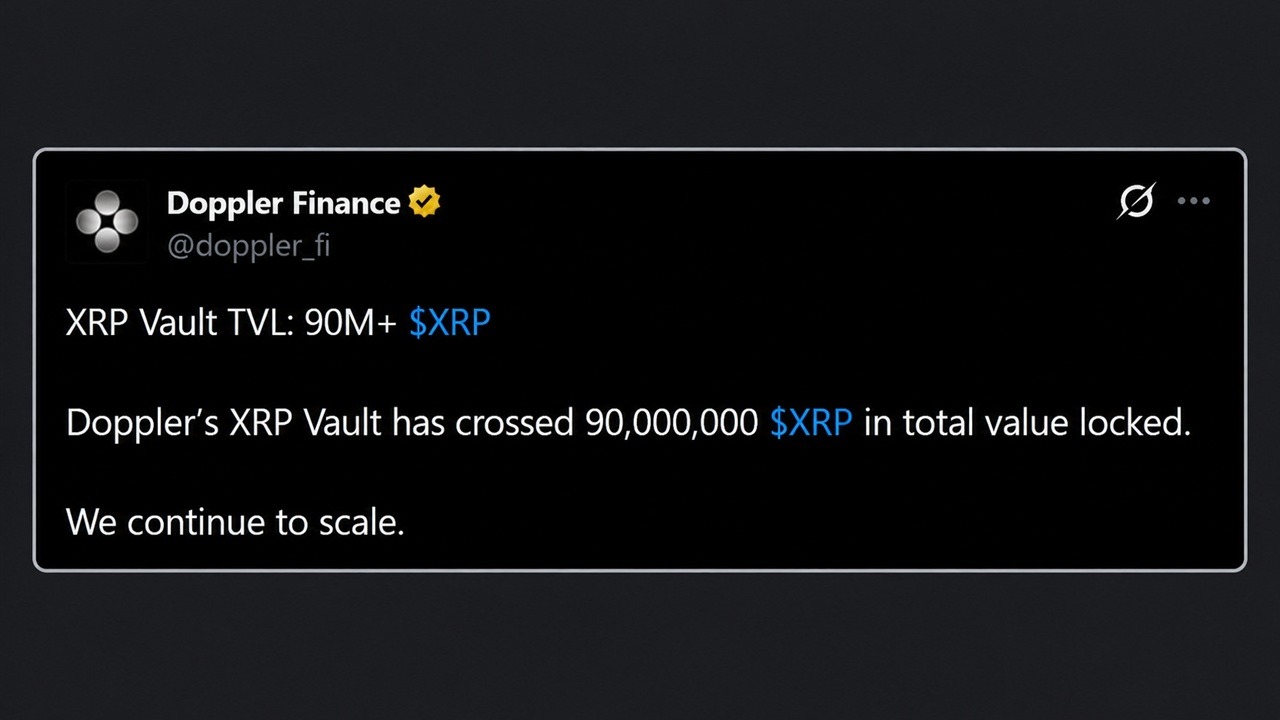 XRP Holders Have Now Parked 90 Million Coins in a Single Yield Vault