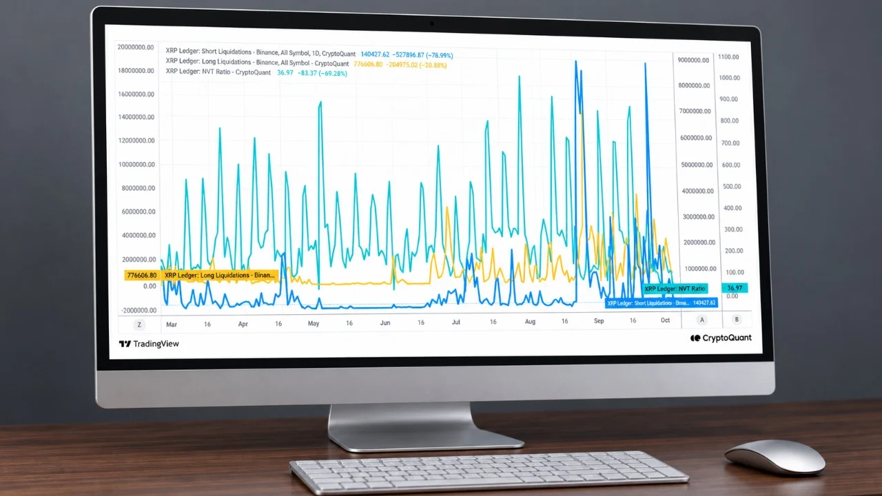 XRP Liquidation Pressure Eases as Spot Demand Remains the Test