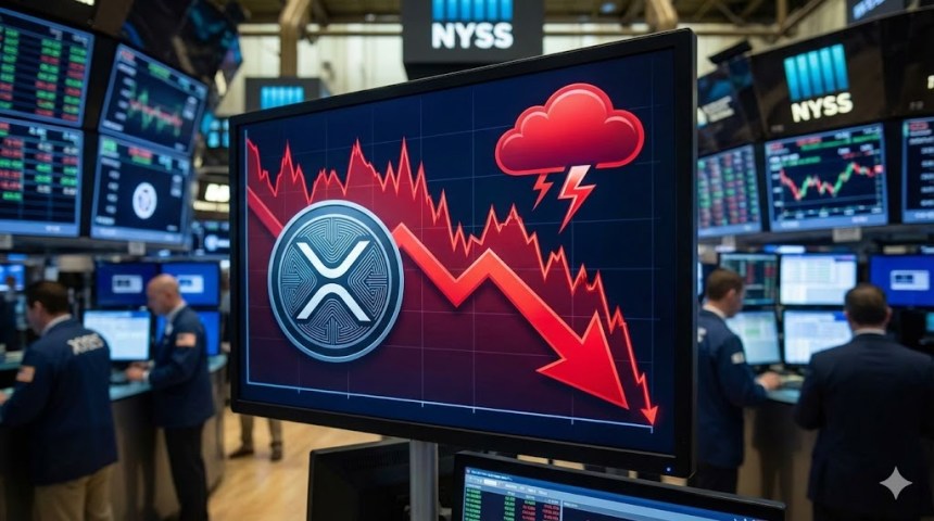 XRP Price Weakness Builds, Traders Brace For Fresh Selloff