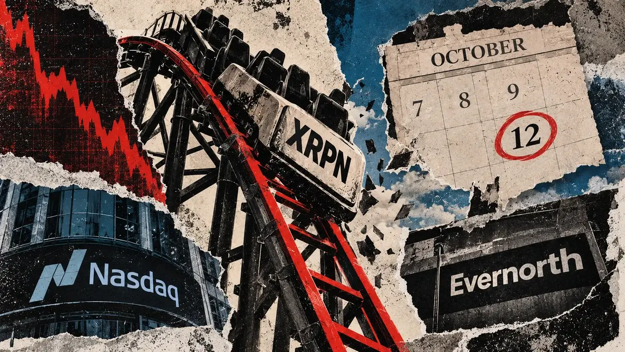 XRP treasury SPAC drops 50% in a day ahead of Evernorth's Nasdaq debut
