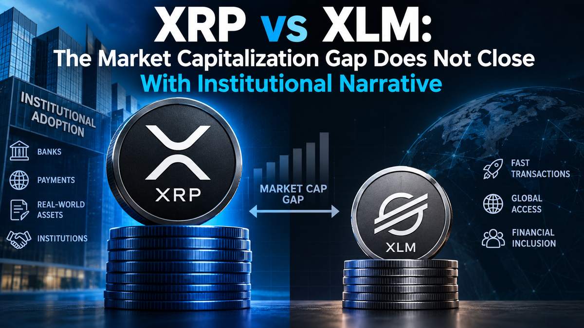 XRP vs XLM: The Market Capitalization Gap Does Not Close With Institutional Narrative