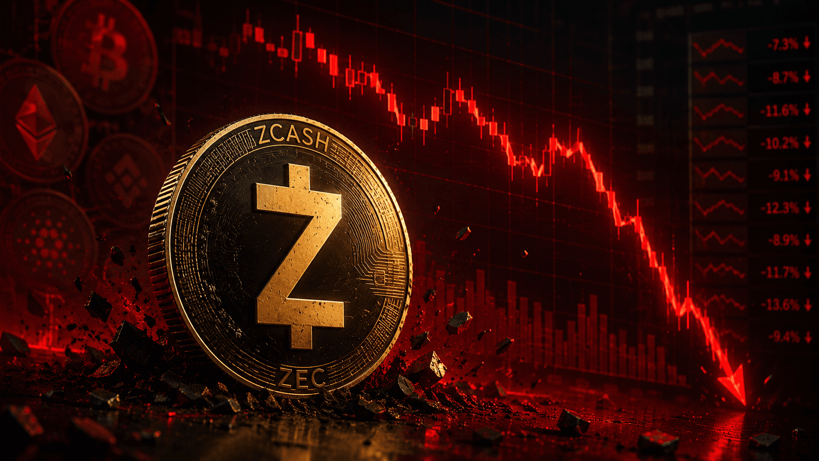 Zcash Crash: Why Is ZEC Falling Harder Than the Rest of the Crypto Market?