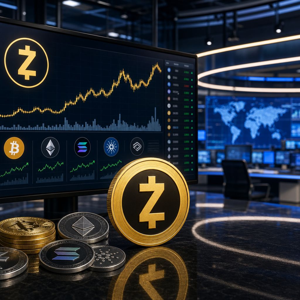 Zcash Leads Cryptocurrency Market Recovery as Stable Faces Significant Losses