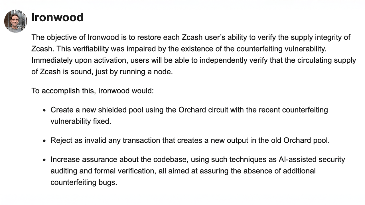 Zcash Price Climbs 13% in a Week as Network Preps Ironwood Upgrade