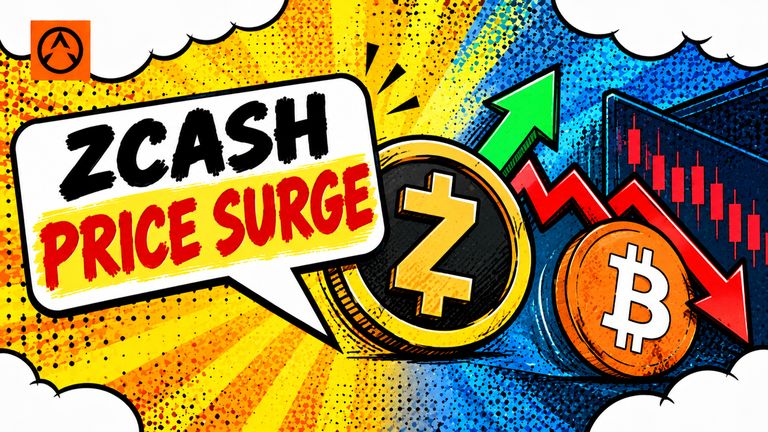Zcash Surges as Bitcoin Slips, Fueling Privacy Narrative
