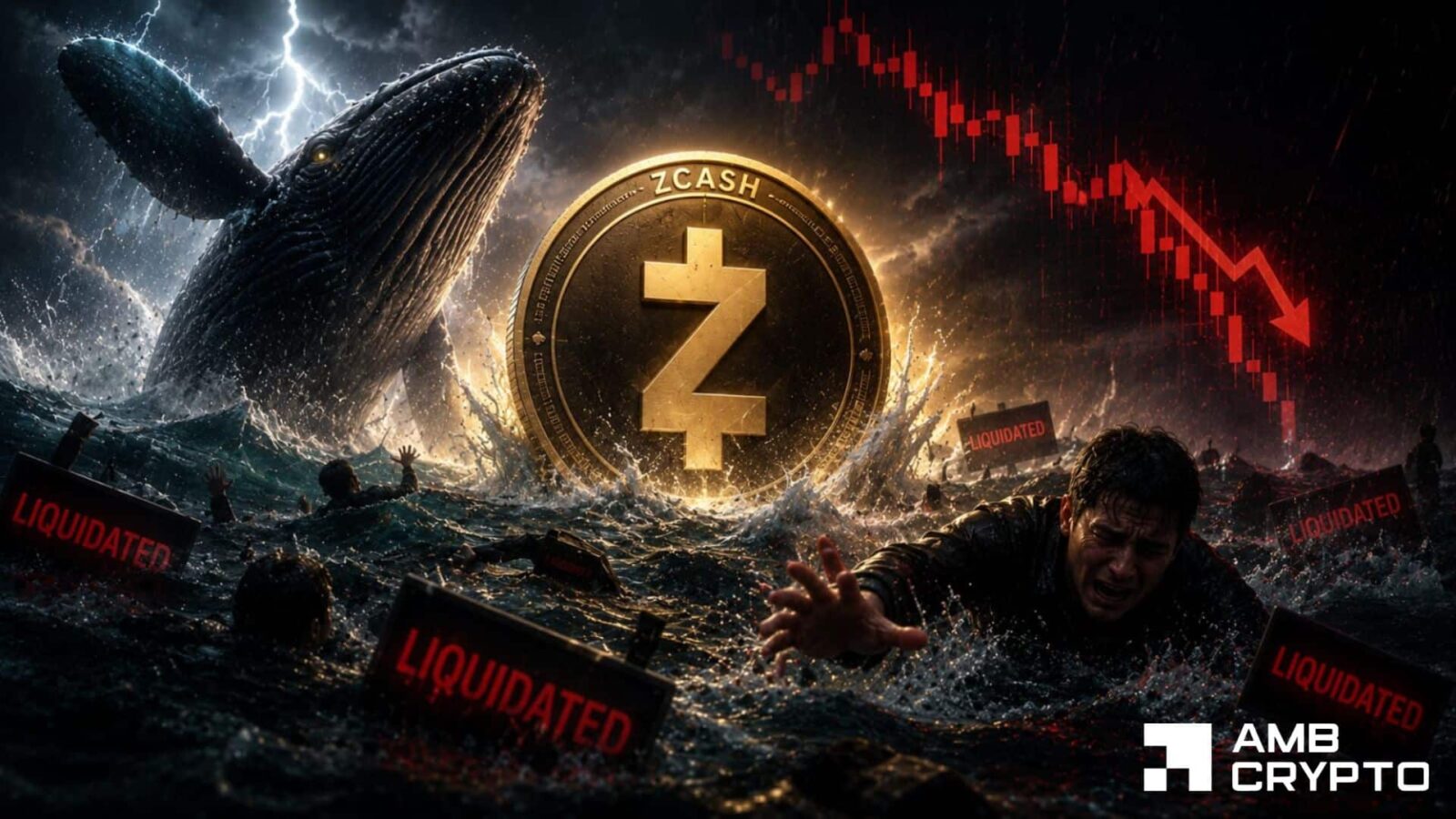Zcash whale bleeds $3.8 mln – But ZEC bulls still charge toward $600