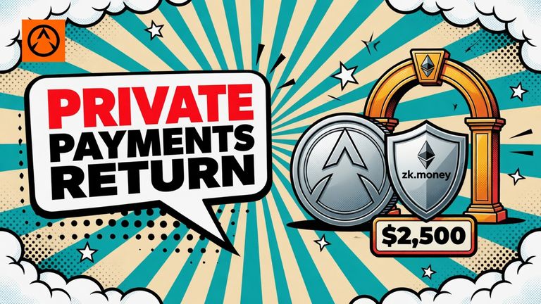 zk.money Returns After Three Years with Private Payments on Ethereum